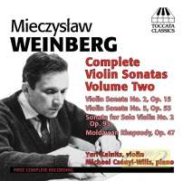 Weinberg: Complete Violin Sonatas Vol. 2